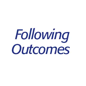 following outcomes